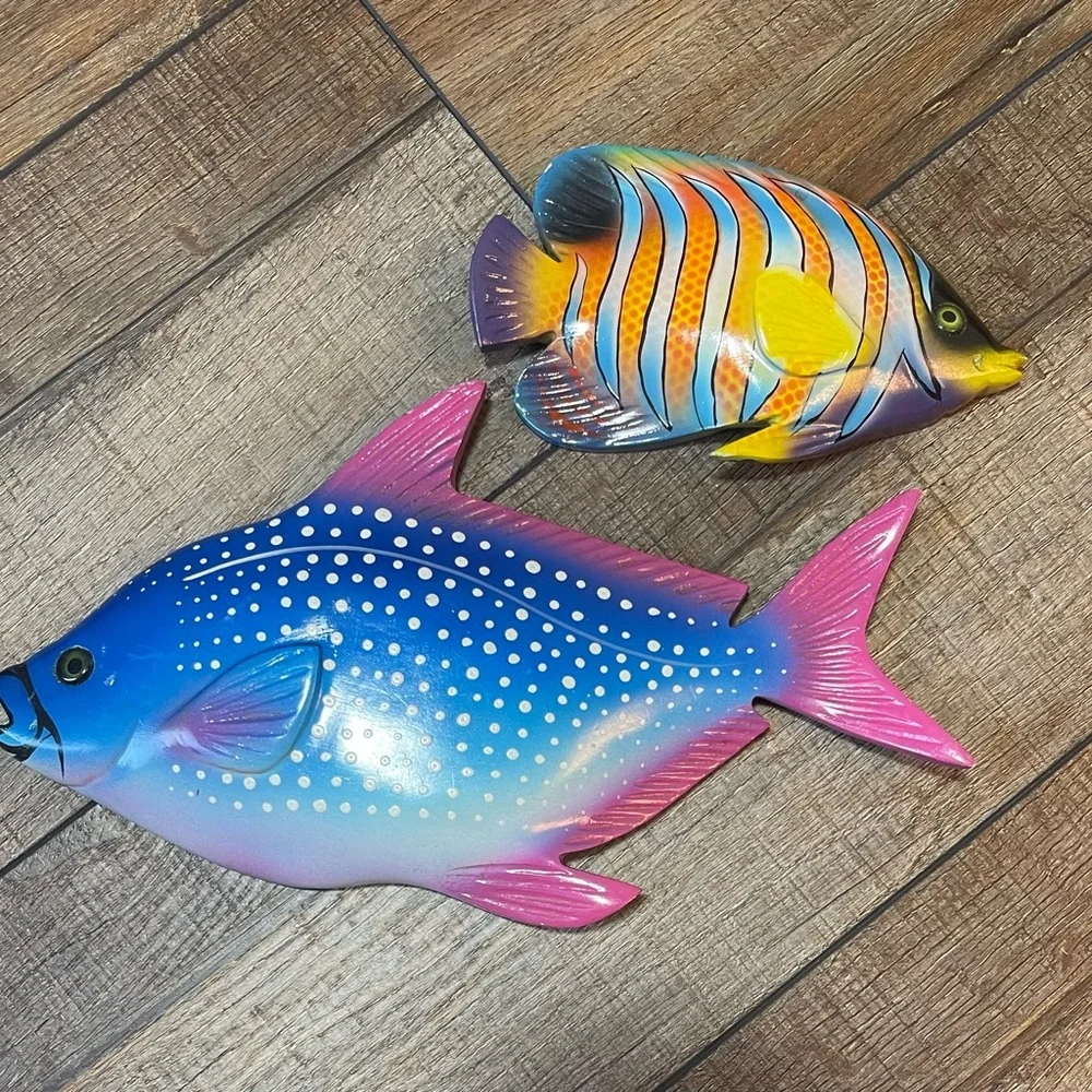 Colorful Fish Wall Decor Set